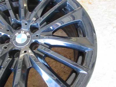 BMW 19 x 8.5 Inch ET:33 Black Wheel Rim W Spoke 332 36116791383 F10 F12 5, 6 Series5